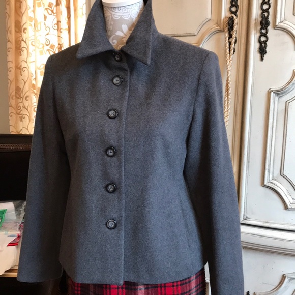 LOUBEN FINE CASHMERE JACKET, VTG SZ 10 Petite MADE IN CANADA EX COND LIKE NEW - Picture 4 of 8